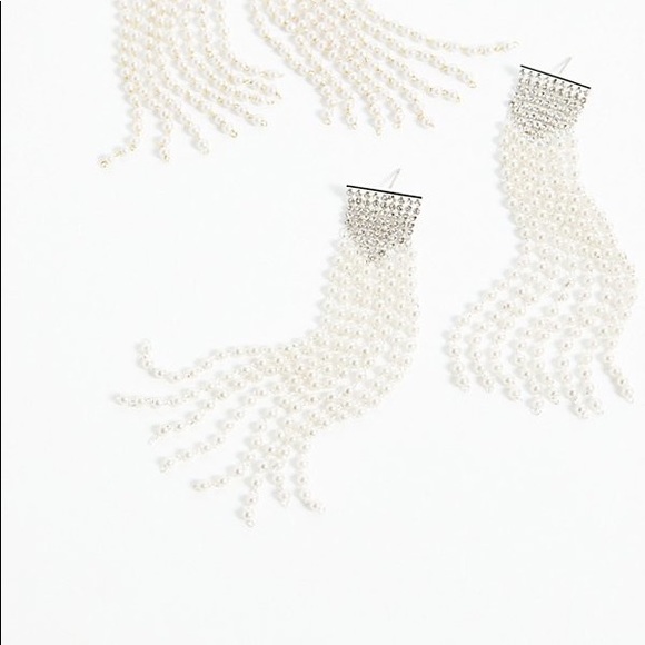 NWT Free People Chainmaille Earrings in Silver - Picture 2 of 7